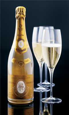 champagne de noël