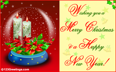 Merry Christmas and Happy new year
