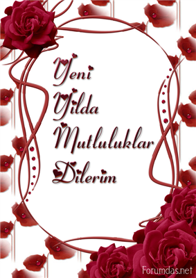 Yeni yılda mutluluklar dilerim...