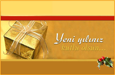  2011 yılı acılarımızla, sevinçlerimizle geride kalacak. 2012 daha fazla umut, daha fazla sevinç, daha fazla mutluluk getirsin. Yaşamında güzel yıllar, mutlu yarınlar, gerçek dostluklar hep seninle olsun. Yeni yılın sana ve tüm sevdiklerine sağlık, mutluluk, neşe, başarı, bolca para, sevgi ve huzur getirmesini dilerim. Mutlu Yıllar 