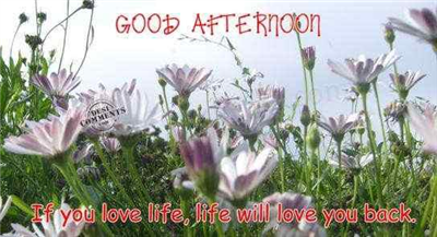 GOOD AFTERNOON