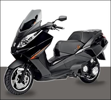 Un scooter.