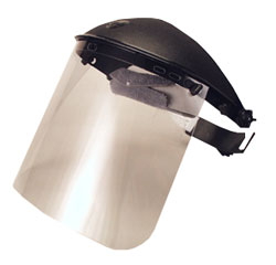Black Face Shield