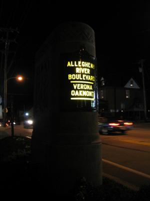 Allegheny River Blvd Pylon