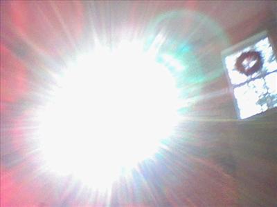 A huge light.
