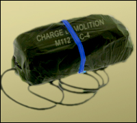 C4 plastic explosives pack