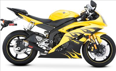 Yamaha YZF-R6 Black Tapered