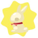 White Chocolate Bunny
