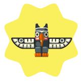 Eagle Totem Piece
