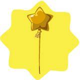 Gold Star Balloon