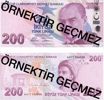 200 TÜRK LİRASI