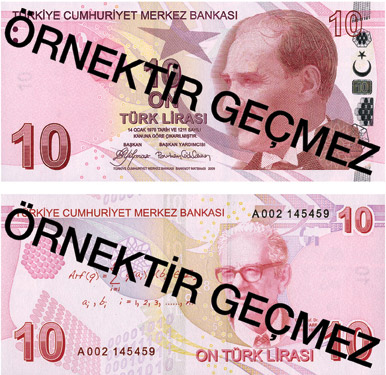 10 TÜRK LİRASI