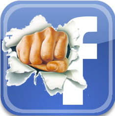A punch in the facebook!