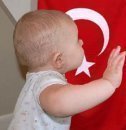Türk Bayrağı....bebek 