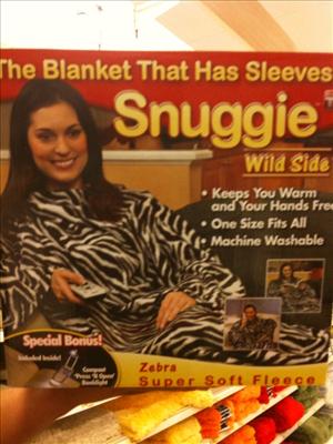 Tiger Striped Snuggie!
