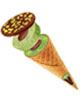 Süper Cornetto Disc Fıstık Parçası-Çikolata