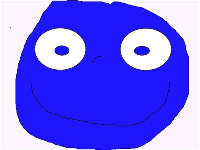 blue smile