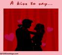 A kiss to say...
