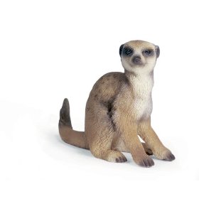 Schleich Meerkat Toy Figure Sitting