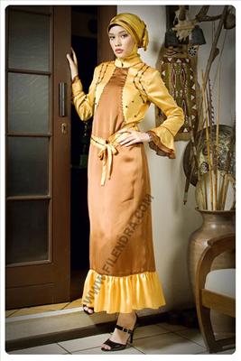 Golden Blush Abaya
