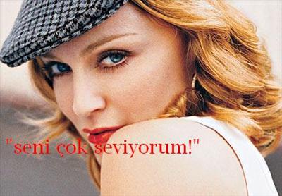 madonna'dan mesaj: