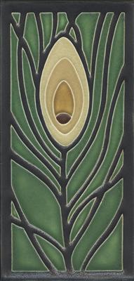 Motawi Tileworks Peacock Feather Tile