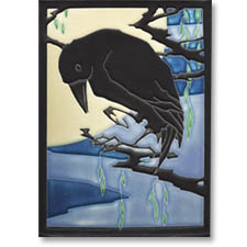 Motawi Tileworks Raven Tile