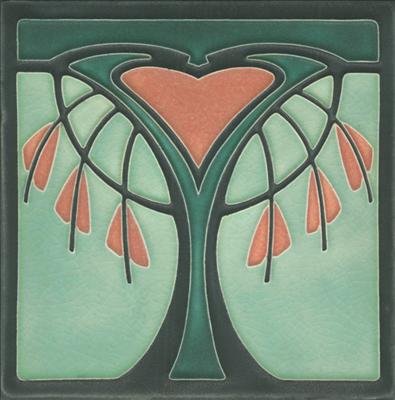 Motawi Tileworks Bleeding Heart Tile