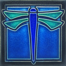 Motawi Tileworks Dragonfly Tile