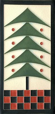 Motawi Tileworks Dard Hunter Tree - Peppermint
