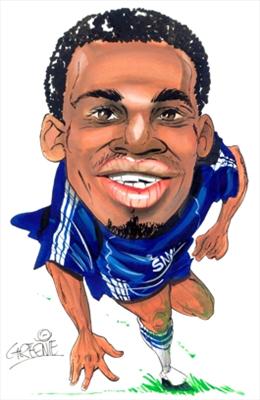 Michael Essien Caricature