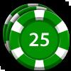75 chips
