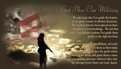 Prayer for our soliders