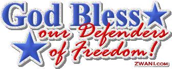God Bless Our Troops