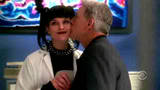 Gibbs kisses Abby