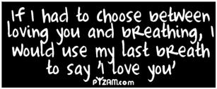 If I had to Choose