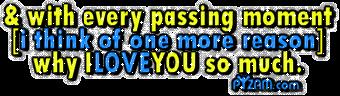 I love you