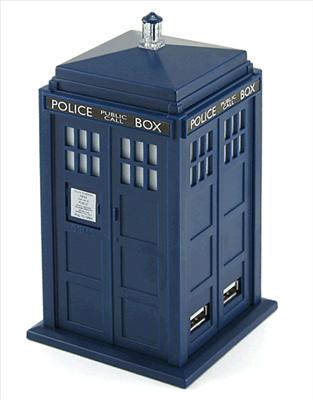 a dematerialized tardis (i.e nothing there...it`s gone)