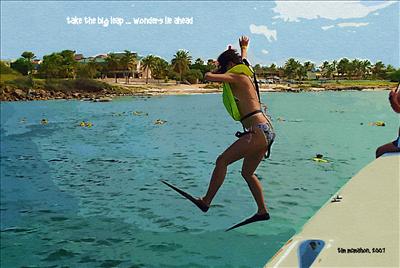 TAKE THE LEAP ... WONDERS AHEAD!