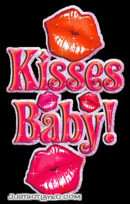 kisses baby