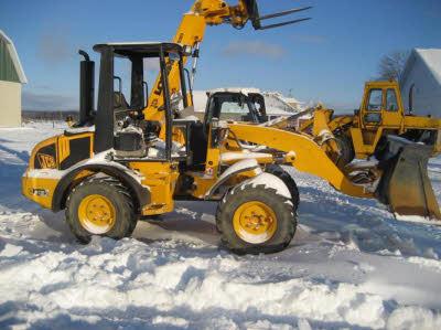 Mini Loader in Snow