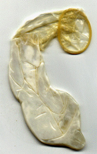 used condom
