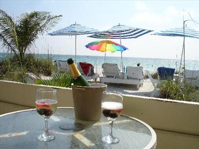 drinks on the beach