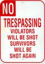 Posted Sign