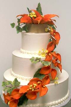 Calla Lilie wedding cake