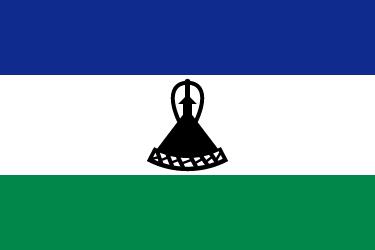 a flag of Lesotho
