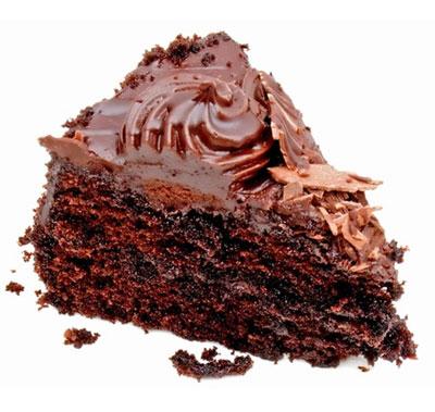 a slice of Chocolate Cake