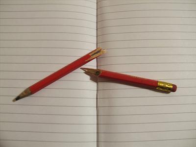 Snapped Pencil