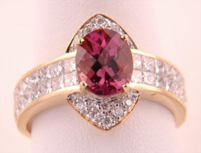 Pink Tourmaline Ring