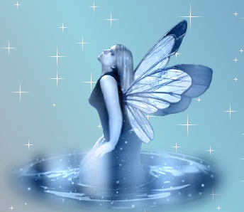 Blue Wishing Fairy